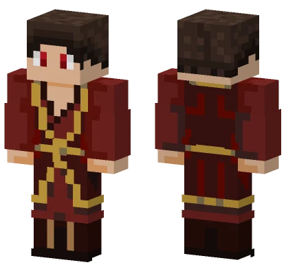 Fire Bender Minecraft skin