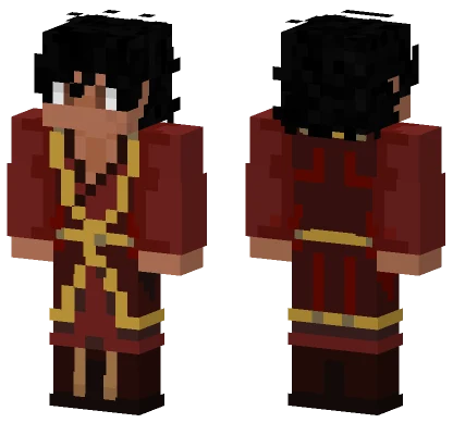 Fire Bender Jaden Minecraft skin