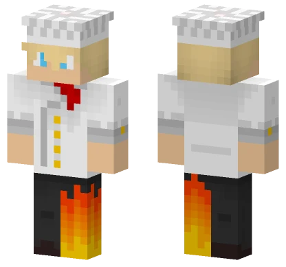 Fire Chef Minecraft skin