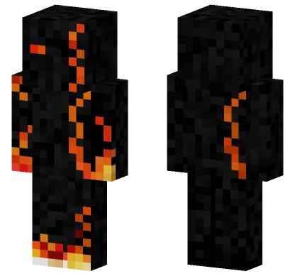 Fire Demon Skin Minecraft skin