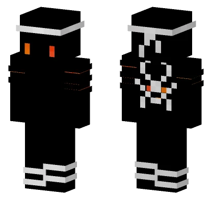 Fire in the Darkness Minecraft skin