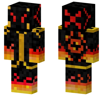 Fire King Minecraft skin