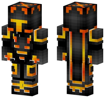 Fire Knight With Secret Minecraft skin