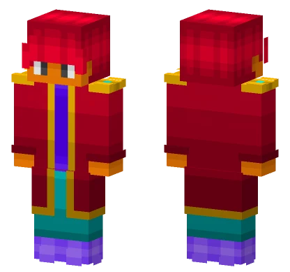 Fire Mage Thingy Minecraft skin