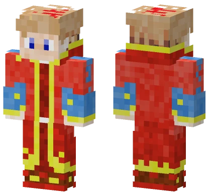Fire Mage V3 Minecraft skin