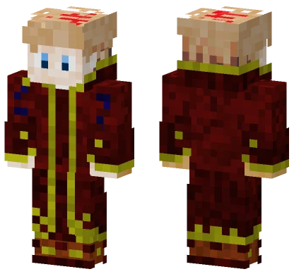 Fire Mage V6 Minecraft skin