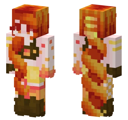 Fire Phoenix Minecraft skin