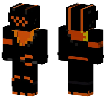 Fire Rust Lord Minecraft skin