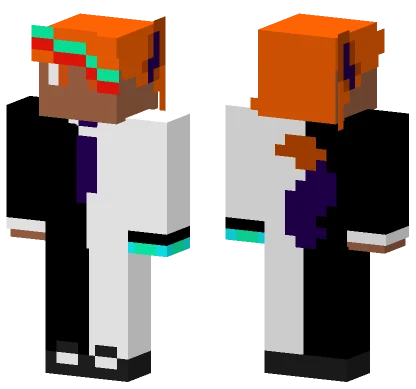 Fire Wolf Minecraft skin