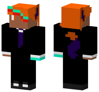 Fire Wolf Minecraft skin