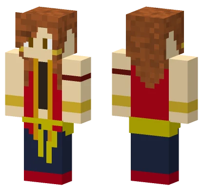 Firebender Me Updated Minecraft skin