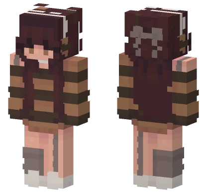 Firewood Girl Minecraft skin