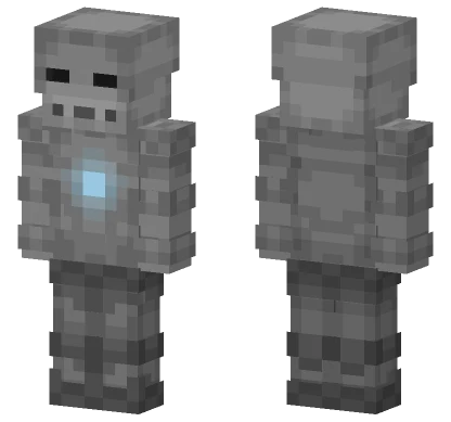 First Iron Man Suit Mark I Minecraft skin