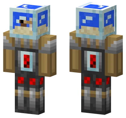 Fish Robot Minecraft skin