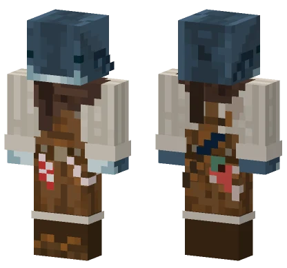 Fisher Whale Minecraft skin