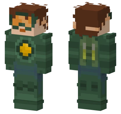 Fishy2748 Green Uniform Minecraft skin