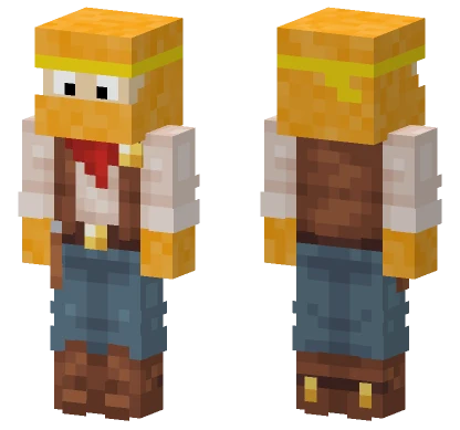 Fixed Cowboy Jalla Minecraft skin