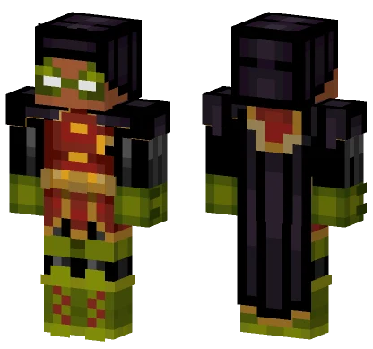 Fixed Damian Wayne Minecraft skin