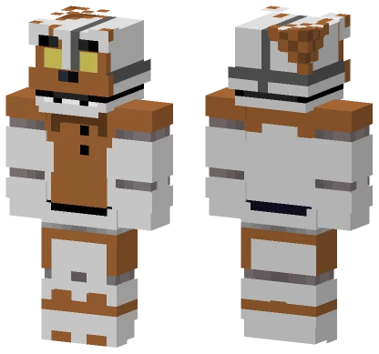Fixed Molten Freddy Minecraft skin