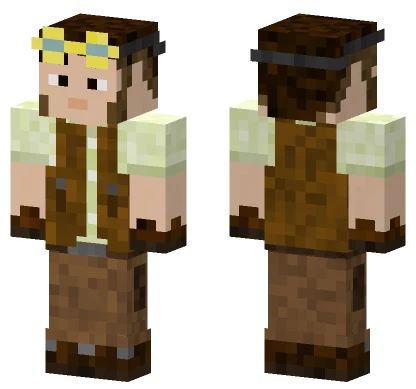 Fixed Settler Engineer Minecraft skin