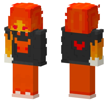 Flames And Fire Fixed Minecraft skin