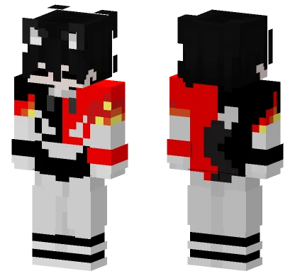 Flaming Dumarox Minecraft skin