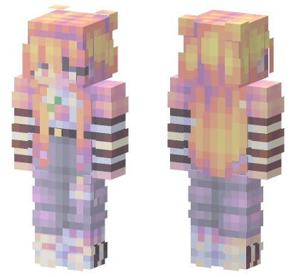 Flamingo Girl Minecraft skin