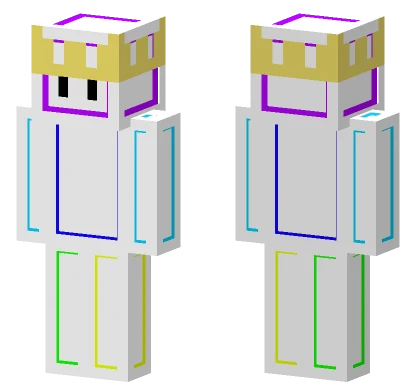 Flash Light Fall Guys Minecraft skin