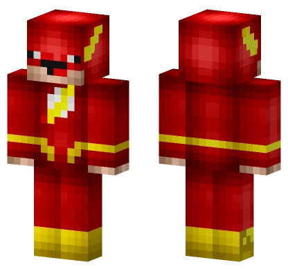 Flash Noob Minecraft skin