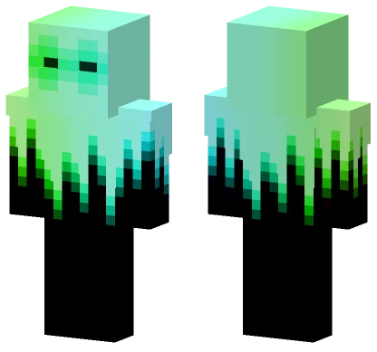 Flipped Neon Void Minecraft skin