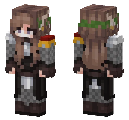 Floral Crown Girl Minecraft skin