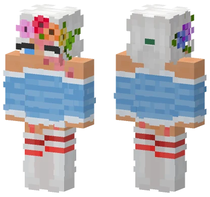 Vivienne Floral Outfit Minecraft skin