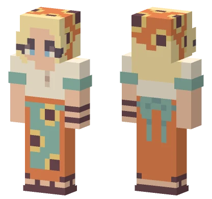 Floral Dynasty Minecraft skin