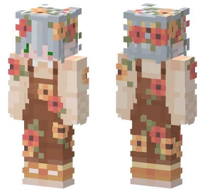 Floral Summer Dress Minecraft skin