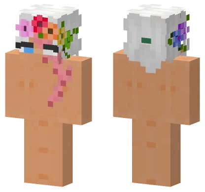 Vivienne Flower Crown Minecraft skin