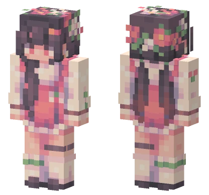 Flower Crown Shading Test Minecraft skin