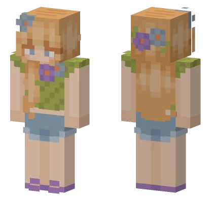 Flower Girl Minecraft skin