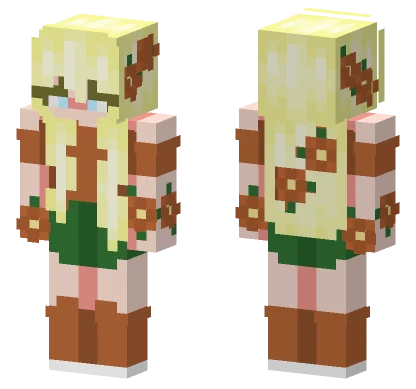 Flower Girl Minecraft skin