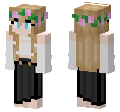 Flower Girl Edit Minecraft skin