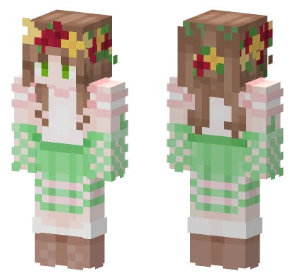 Flower Girl Gemini Minecraft skin