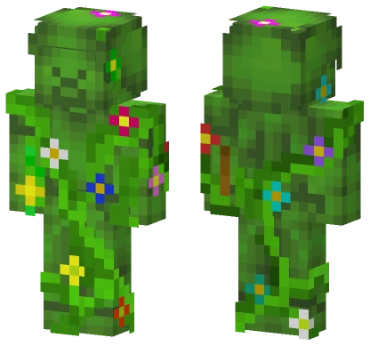 Flower Green Steve Minecraft skin