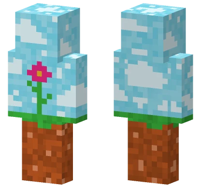 Flower Landscape Minecraft skin
