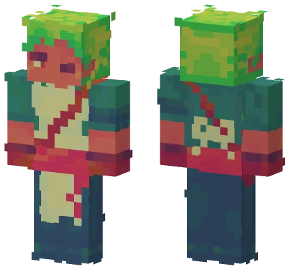 Flower Shop Zoro Minecraft skin
