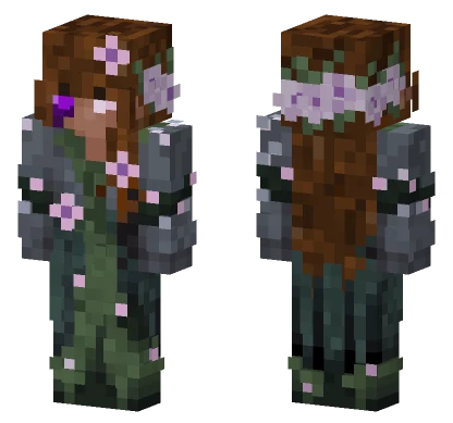 Flower Witch Minecraft skin
