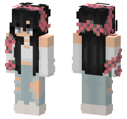 Flowers And Walks Minecraft skin