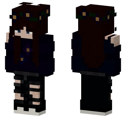 Flowers Girly Outfit Minecraft skin