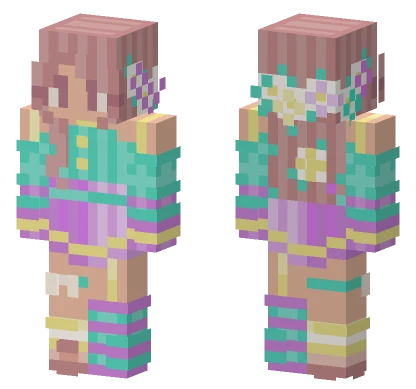 Flowers On My Hair Minecraft skin