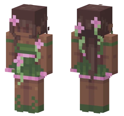 Flowers Vines Minecraft skin