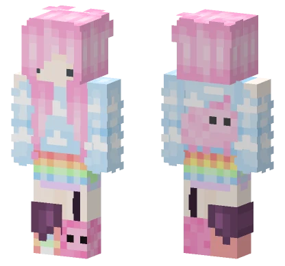 Fluffy Unicorns Minecraft skin