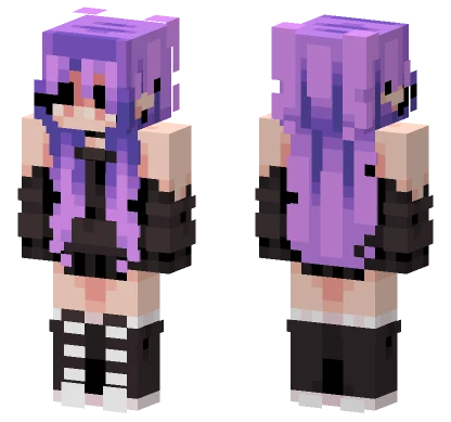 Flurple Girl Minecraft skin